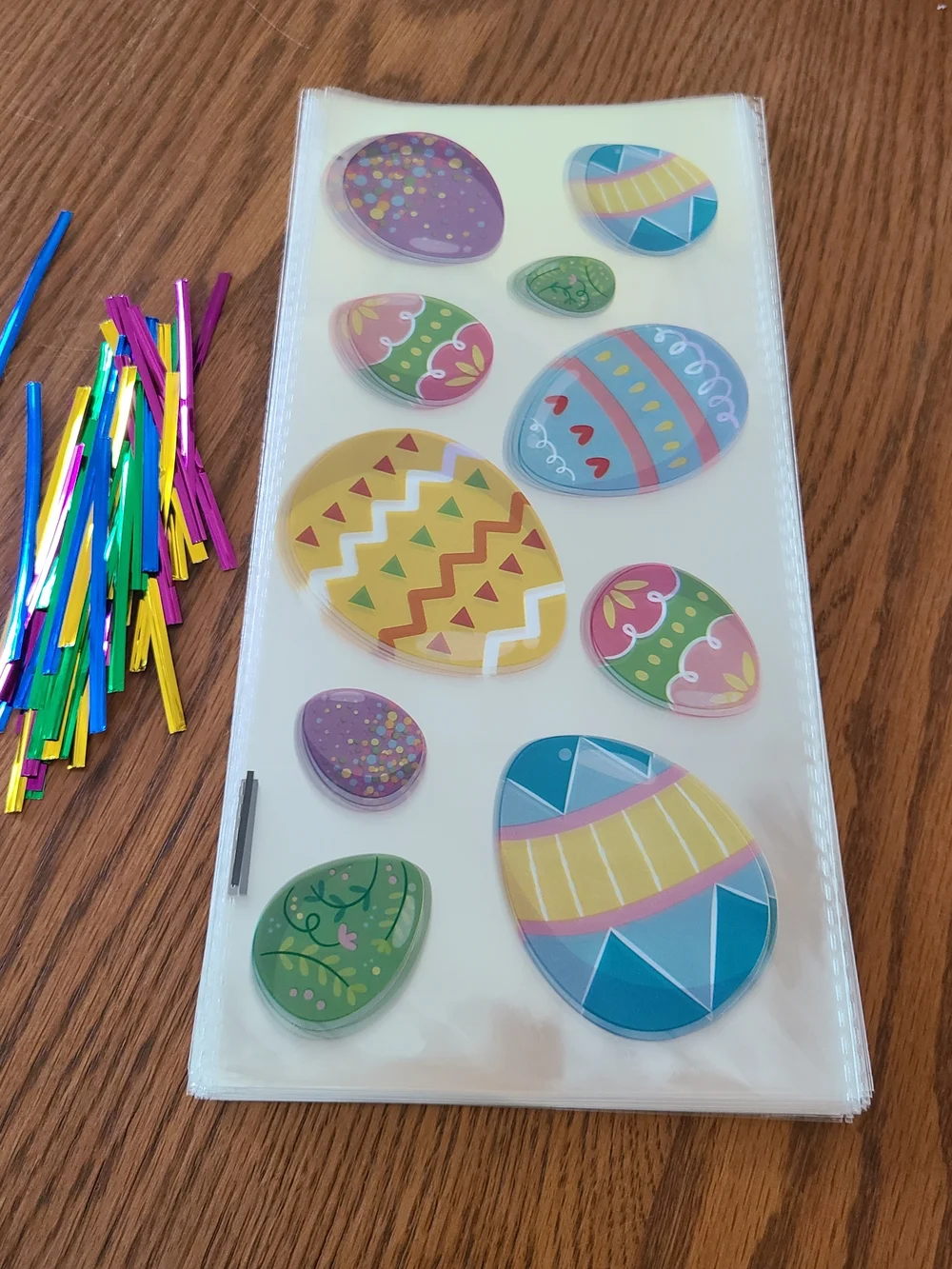 Easter Cellophane Bags - Eggs